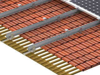 PVM Tile Roof Hook Mounting System